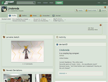 Tablet Screenshot of lindoreda.deviantart.com