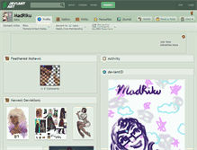 Tablet Screenshot of madriku.deviantart.com