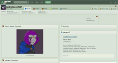 Desktop Screenshot of gothicravenroth.deviantart.com
