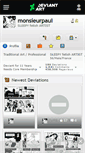 Mobile Screenshot of monsieurpaul.deviantart.com