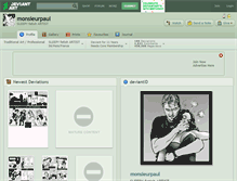 Tablet Screenshot of monsieurpaul.deviantart.com