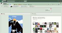 Desktop Screenshot of darki3-.deviantart.com