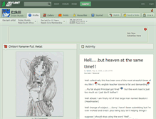 Tablet Screenshot of ezikill.deviantart.com