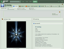 Tablet Screenshot of id-missing.deviantart.com
