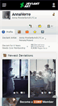 Mobile Screenshot of annaverre.deviantart.com