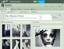 Tablet Screenshot of annaverre.deviantart.com