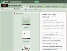 Tablet Screenshot of naruto-fansarena.deviantart.com