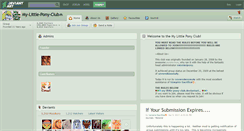 Desktop Screenshot of my-little-pony-club.deviantart.com