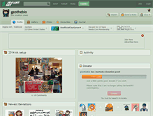 Tablet Screenshot of geothebio.deviantart.com