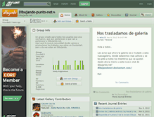 Tablet Screenshot of dibujando-punto-net.deviantart.com