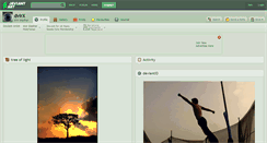Desktop Screenshot of dvirx.deviantart.com