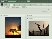 Tablet Screenshot of dvirx.deviantart.com