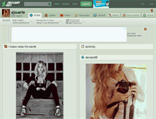 Tablet Screenshot of ajouerle.deviantart.com
