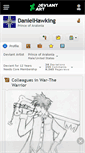 Mobile Screenshot of danielhawking.deviantart.com