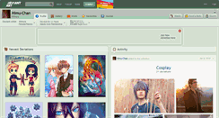 Desktop Screenshot of himu-chan.deviantart.com