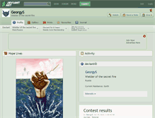 Tablet Screenshot of georgys.deviantart.com