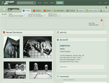 Tablet Screenshot of paganmay.deviantart.com
