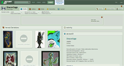 Desktop Screenshot of draconsage.deviantart.com