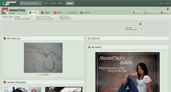 Desktop Screenshot of masterchick.deviantart.com