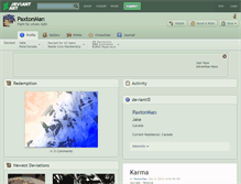 Tablet Screenshot of paxtonman.deviantart.com