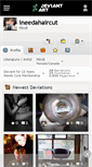 Mobile Screenshot of ineedahaircut.deviantart.com