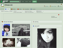 Tablet Screenshot of chinese-lili.deviantart.com