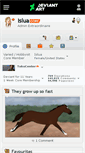 Mobile Screenshot of islua.deviantart.com