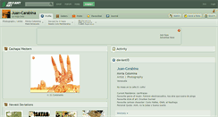 Desktop Screenshot of juan-carabina.deviantart.com