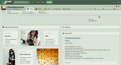 Desktop Screenshot of littlekleptomaniac.deviantart.com