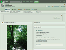 Tablet Screenshot of mjk-stock.deviantart.com