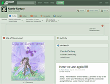 Tablet Screenshot of faerie-fantasy.deviantart.com