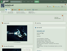 Tablet Screenshot of noisekiller.deviantart.com