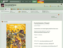 Tablet Screenshot of heavymetalhanzo.deviantart.com