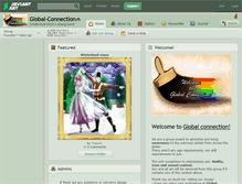 Tablet Screenshot of global-connection.deviantart.com