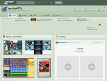 Tablet Screenshot of impulse0076.deviantart.com