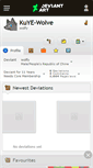 Mobile Screenshot of kuye-wolve.deviantart.com