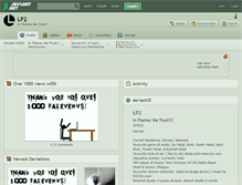 Tablet Screenshot of lp2.deviantart.com