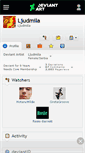 Mobile Screenshot of ljudmila.deviantart.com