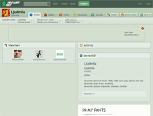 Tablet Screenshot of ljudmila.deviantart.com