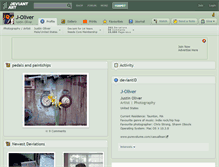 Tablet Screenshot of j-oliver.deviantart.com