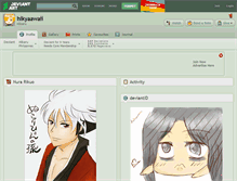 Tablet Screenshot of hikyaawaii.deviantart.com