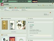 Tablet Screenshot of ln-ellen.deviantart.com