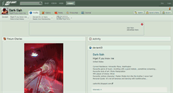 Desktop Screenshot of dark-siah.deviantart.com