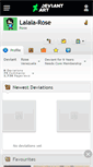 Mobile Screenshot of lalala-rose.deviantart.com