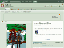 Tablet Screenshot of otoemmi.deviantart.com