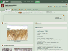 Tablet Screenshot of darkmaster1988.deviantart.com