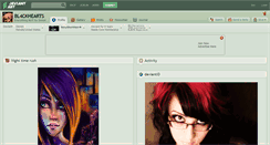 Desktop Screenshot of bl4ckhearts.deviantart.com