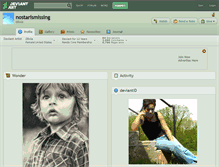 Tablet Screenshot of nostarismissing.deviantart.com