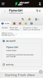 Mobile Screenshot of flymo-girl.deviantart.com