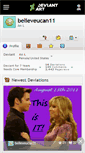 Mobile Screenshot of believeucan11.deviantart.com